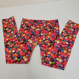 Target Gumball Leggings Stretchy Girls Size 7-10